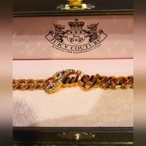 Juicy Couture Vintage gold tone bracelet Very unique